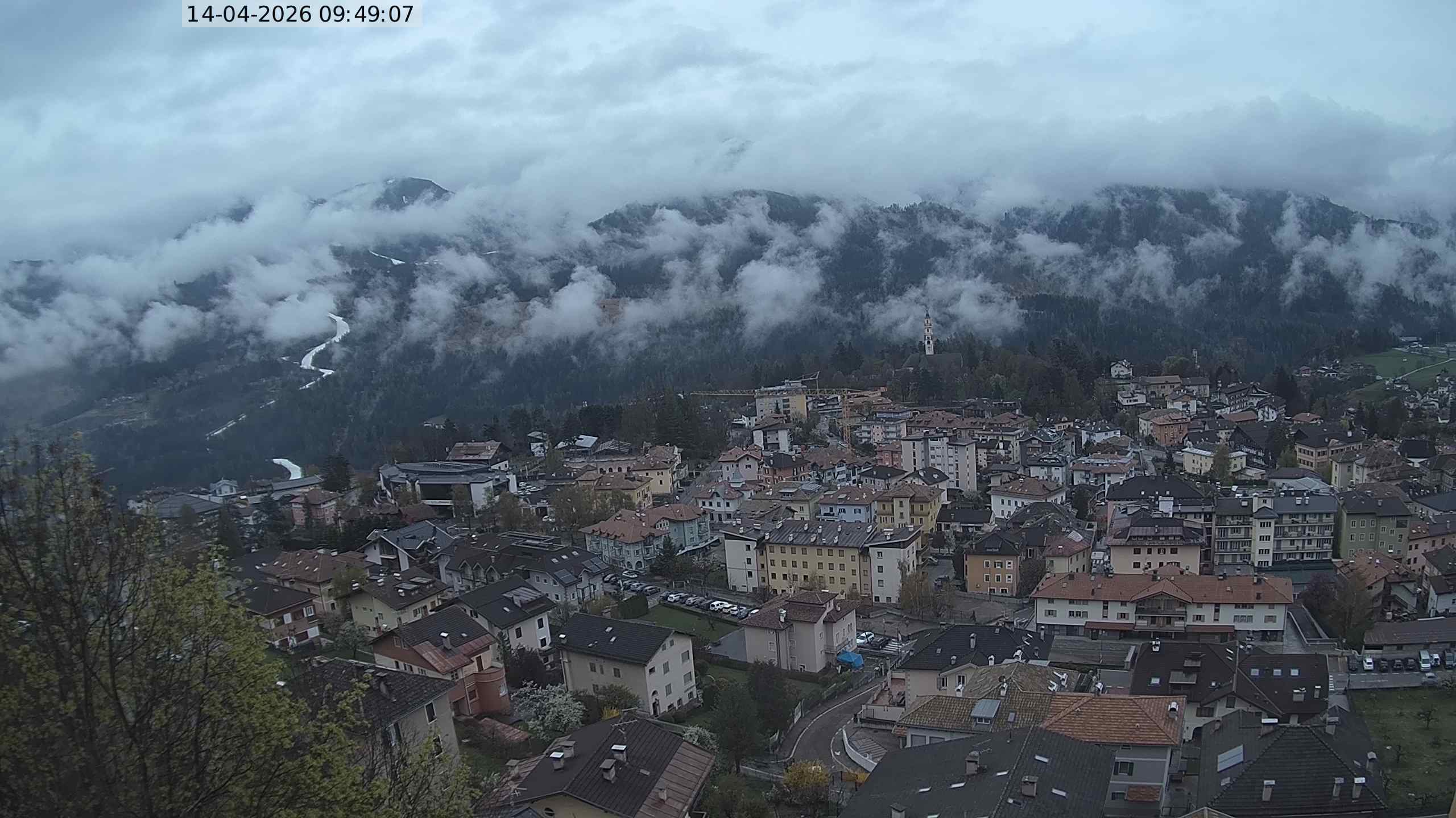 Vista di Cavalese Webcam Pagoda