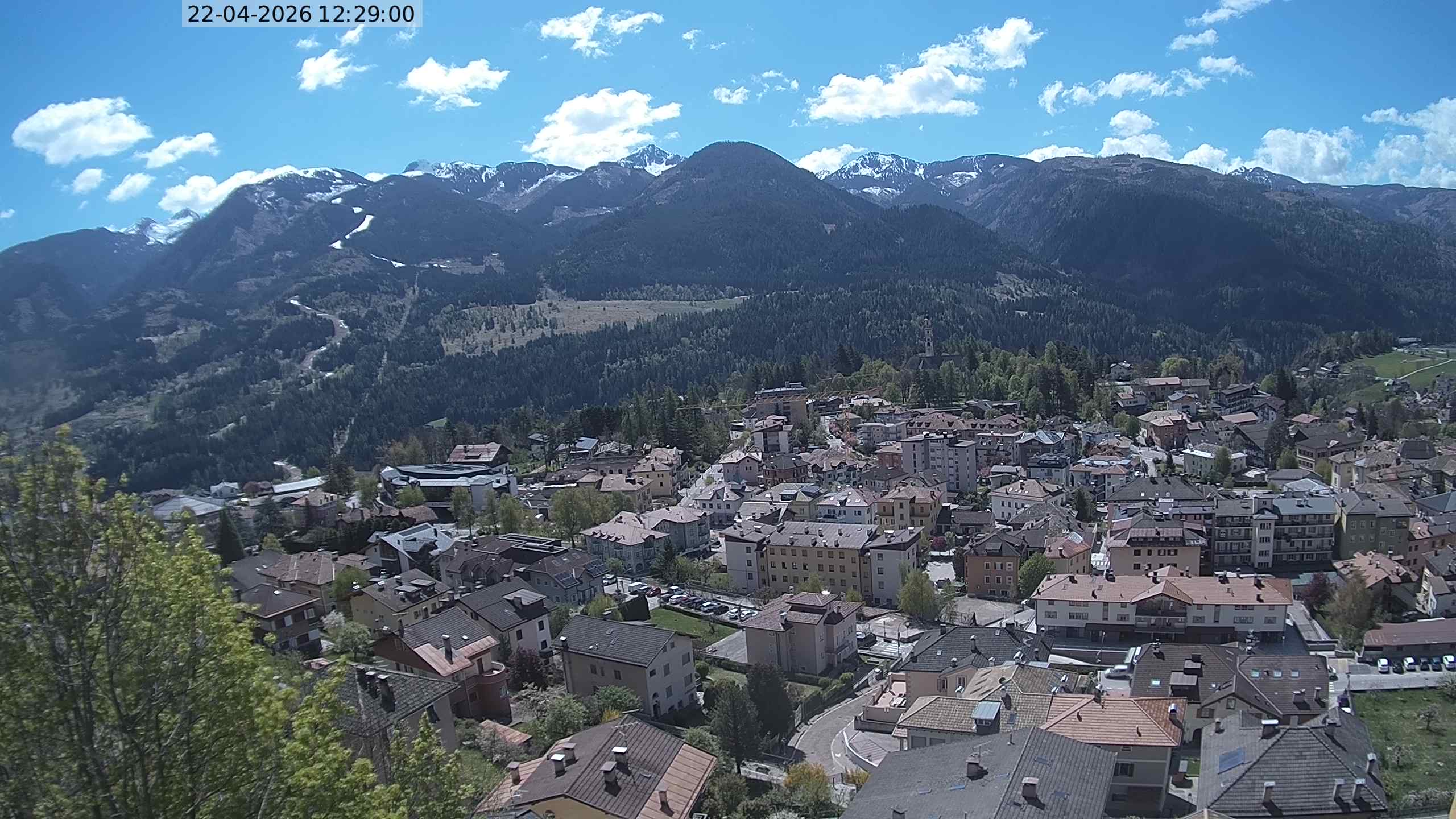 Vista di Cavalese Webcam Pagoda