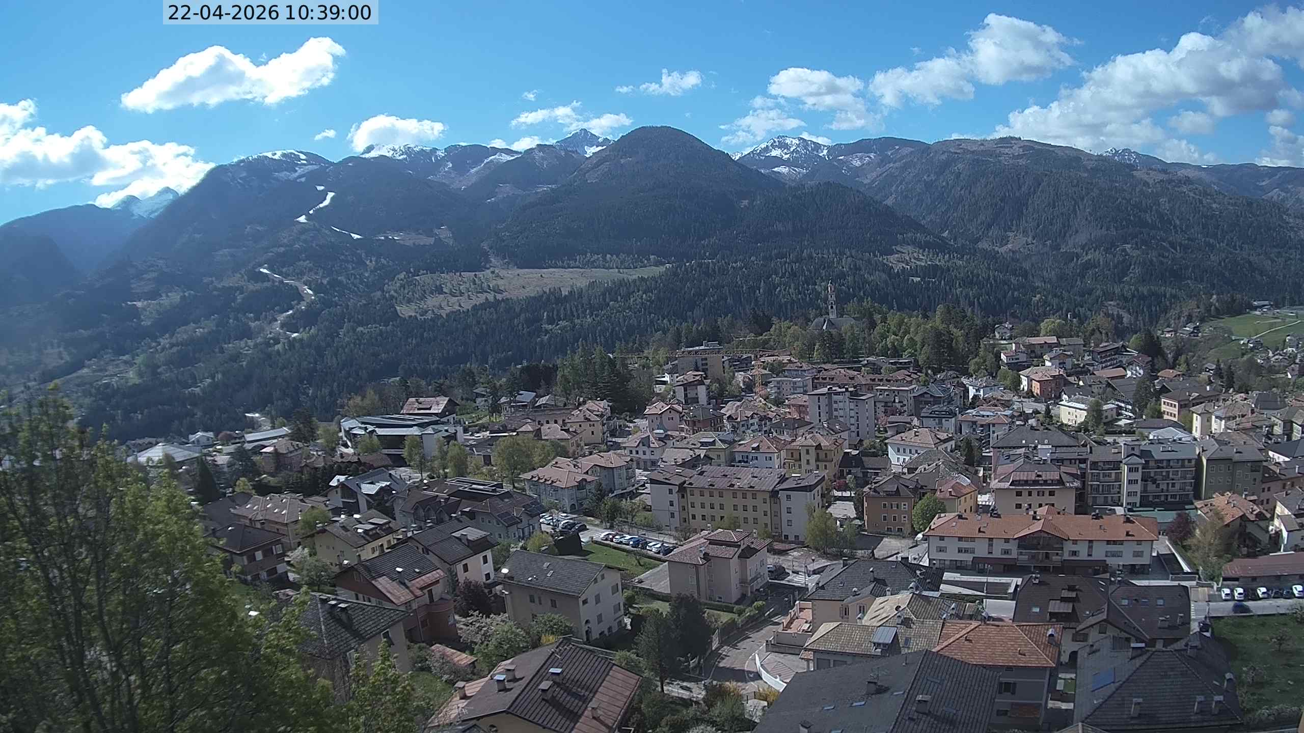 Vista di Cavalese Webcam Pagoda