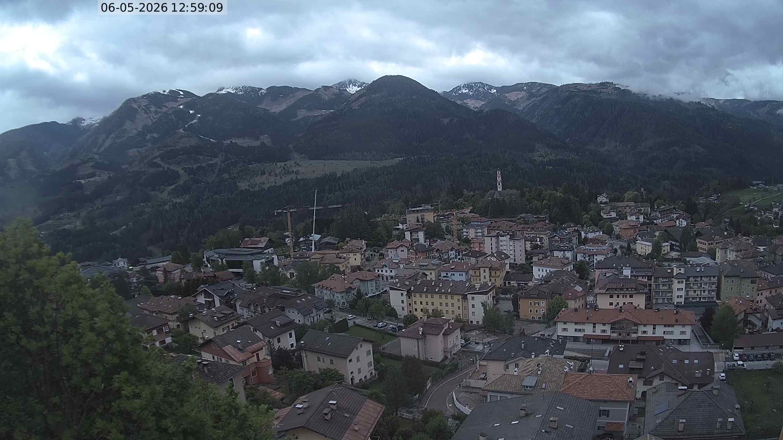 Vista di Cavalese Webcam Pagoda