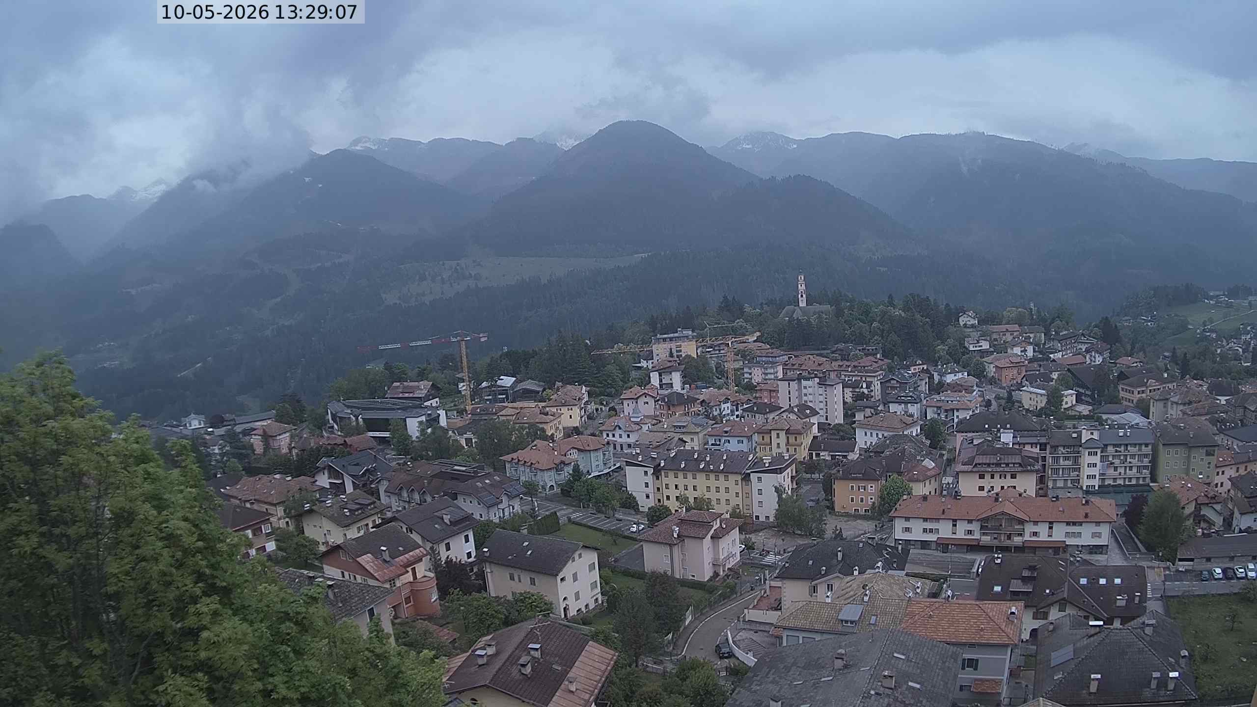 Vista di Cavalese Webcam Pagoda