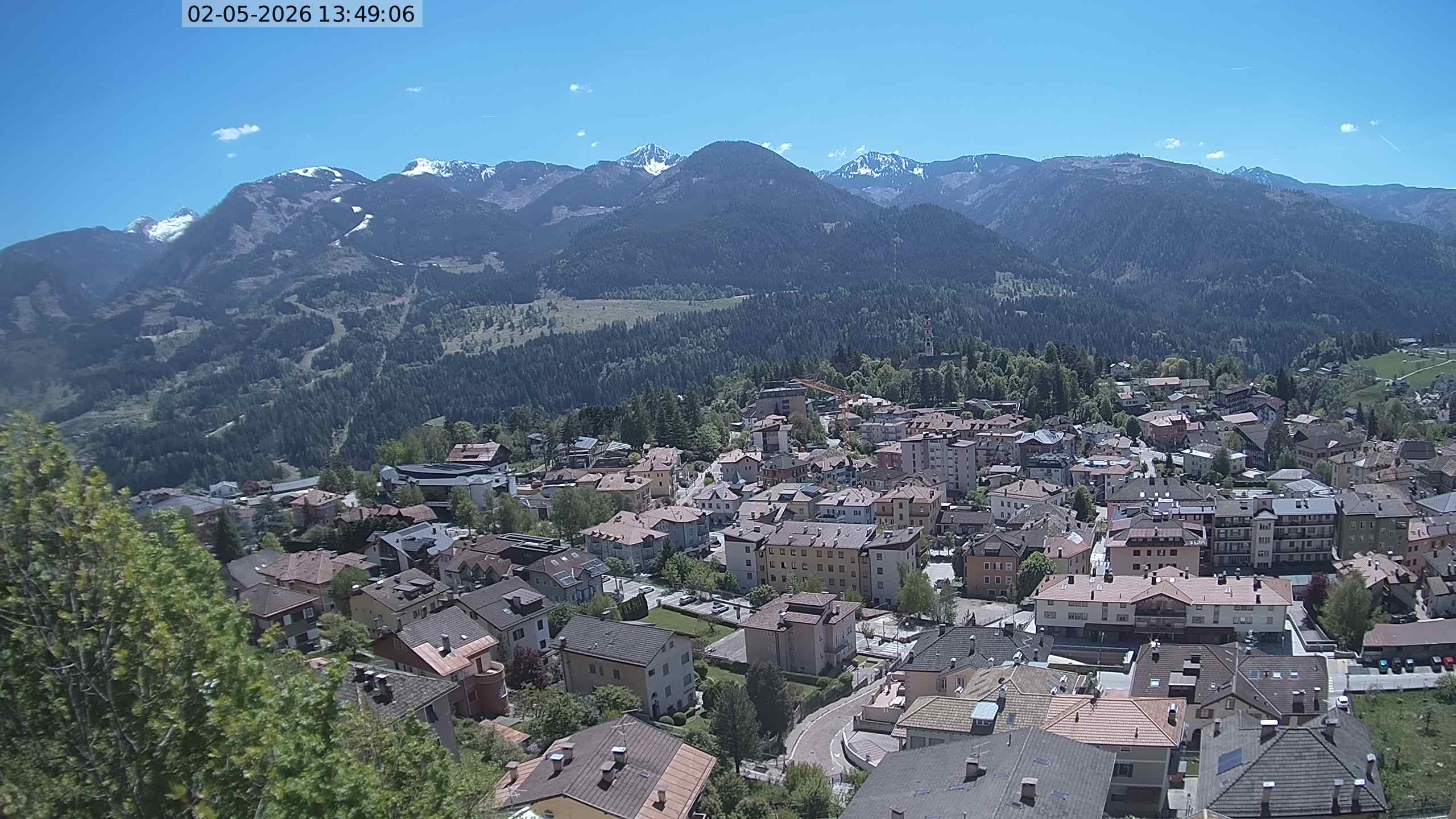 Vista di Cavalese Webcam Pagoda