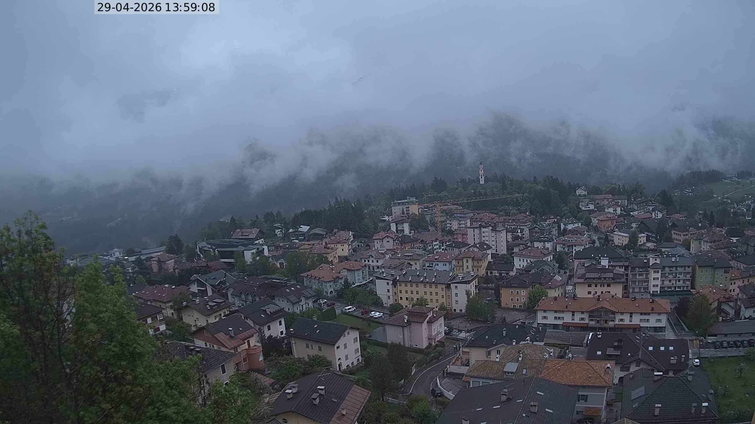 Vista di Cavalese Webcam Pagoda