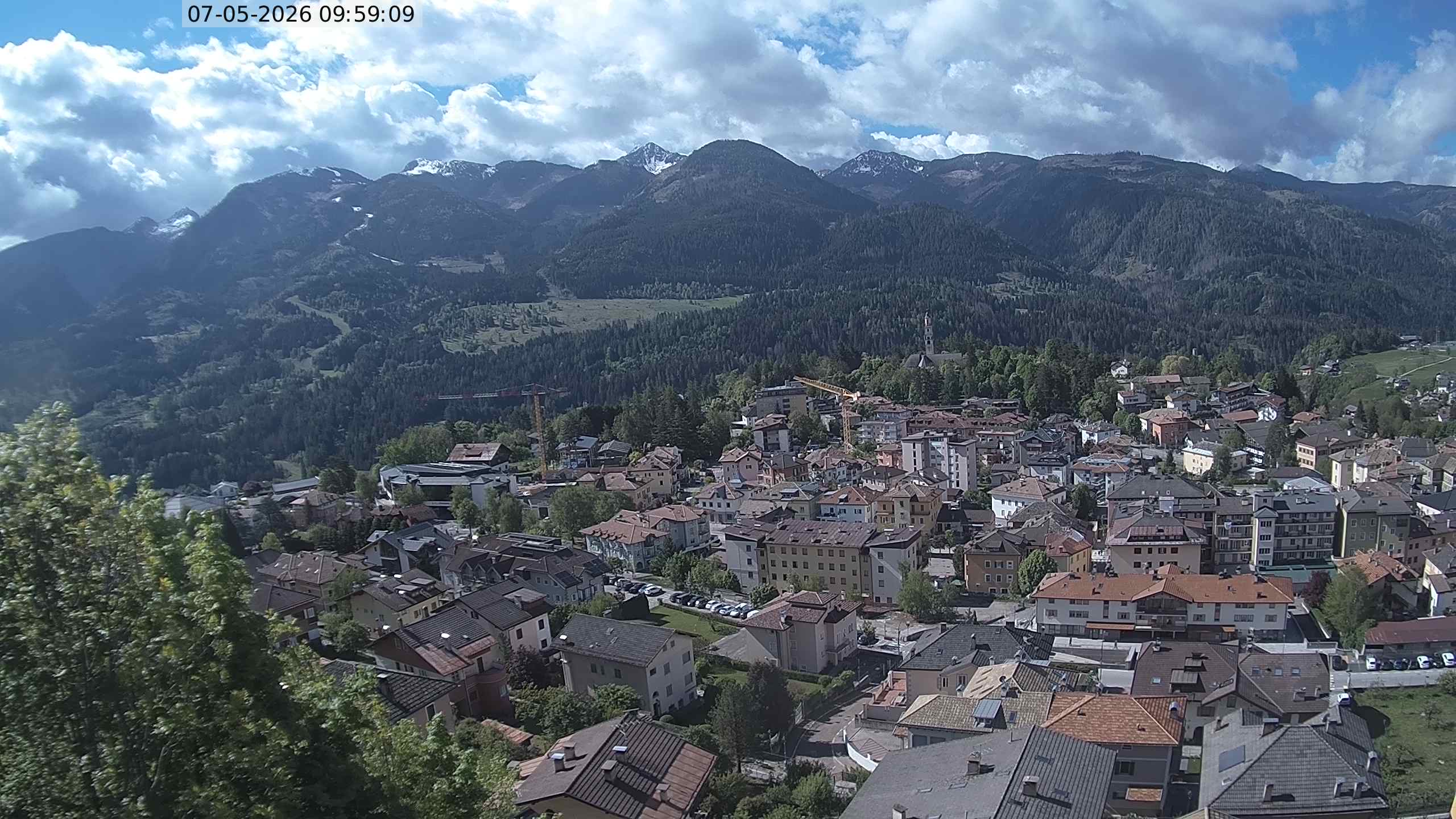 Vista di Cavalese Webcam Pagoda