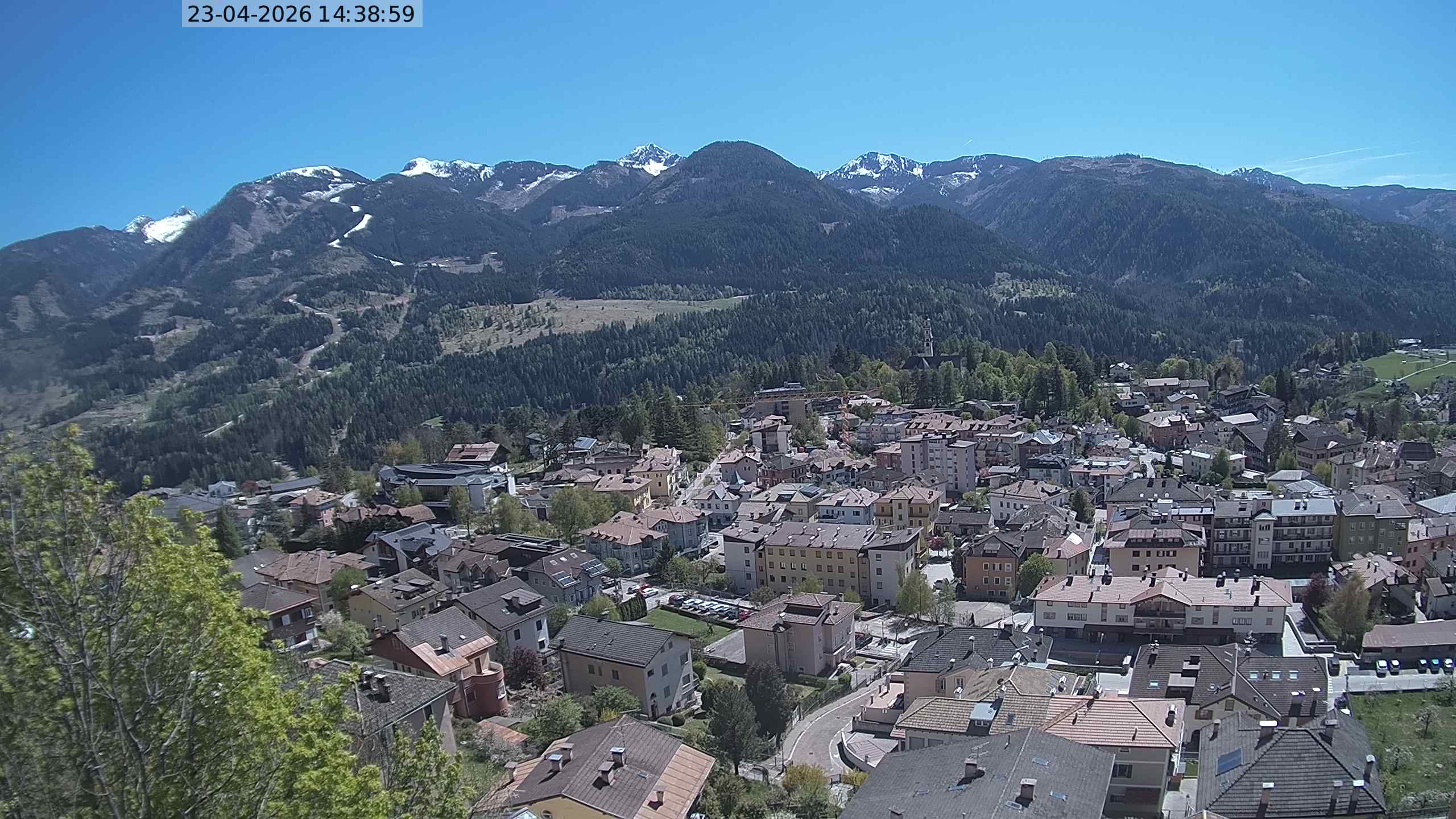 Vista di Cavalese Webcam Pagoda