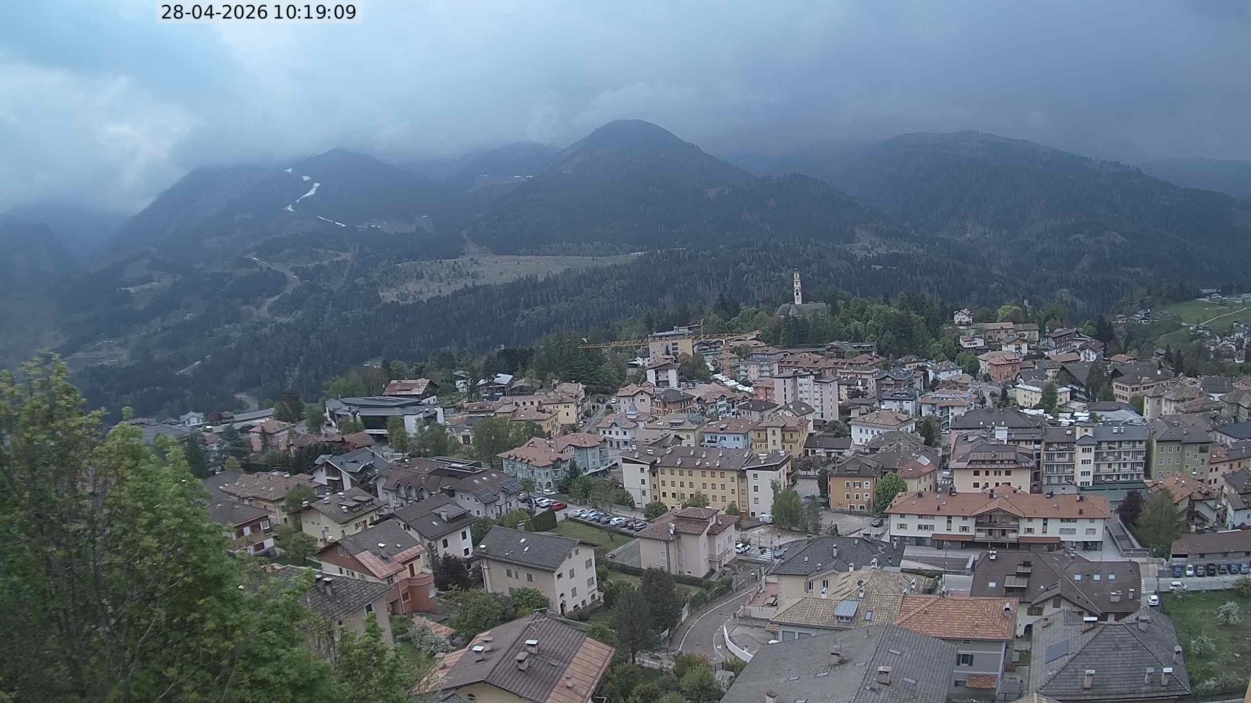 Vista di Cavalese Webcam Pagoda