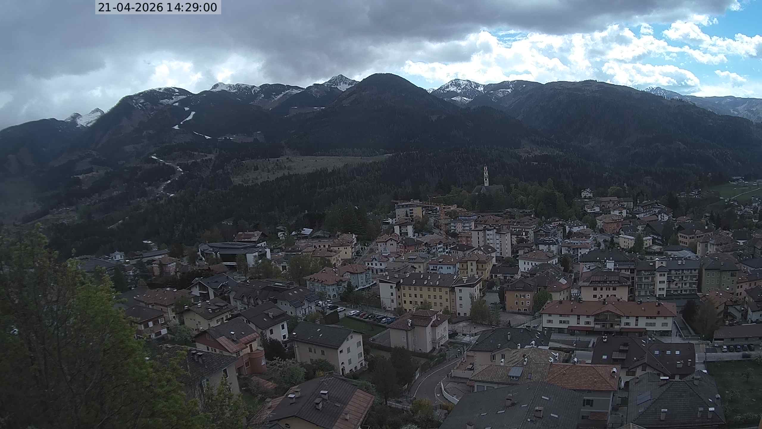 Vista di Cavalese Webcam Pagoda