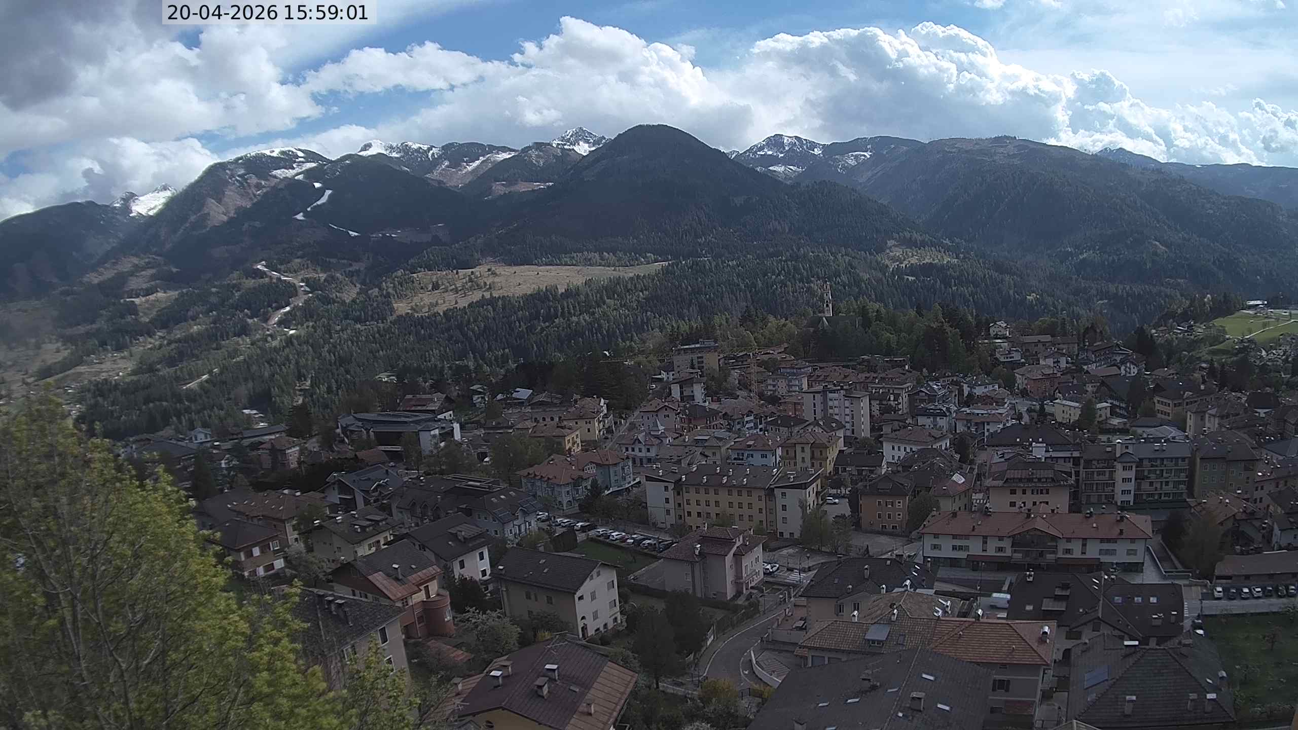 Vista di Cavalese Webcam Pagoda