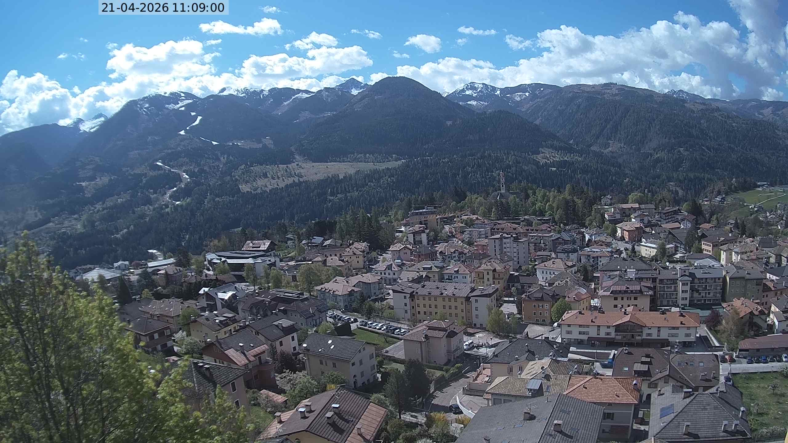 Vista di Cavalese Webcam Pagoda