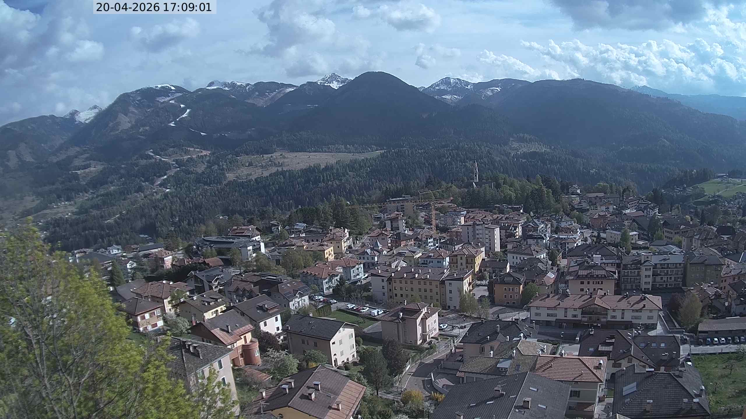Vista di Cavalese Webcam Pagoda