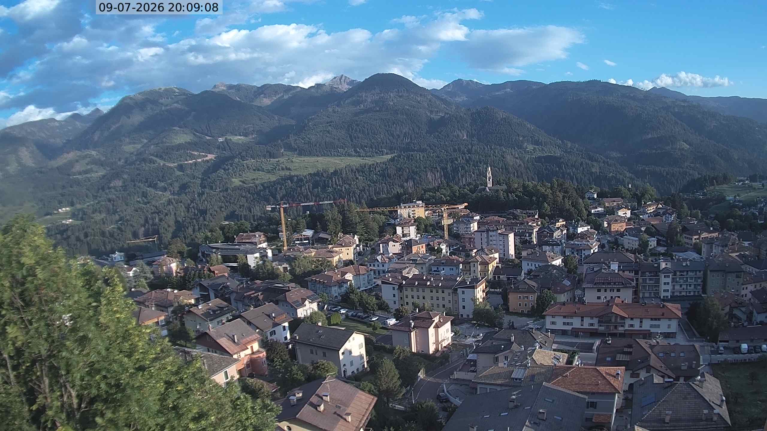 Vista di Cavalese Webcam Pagoda