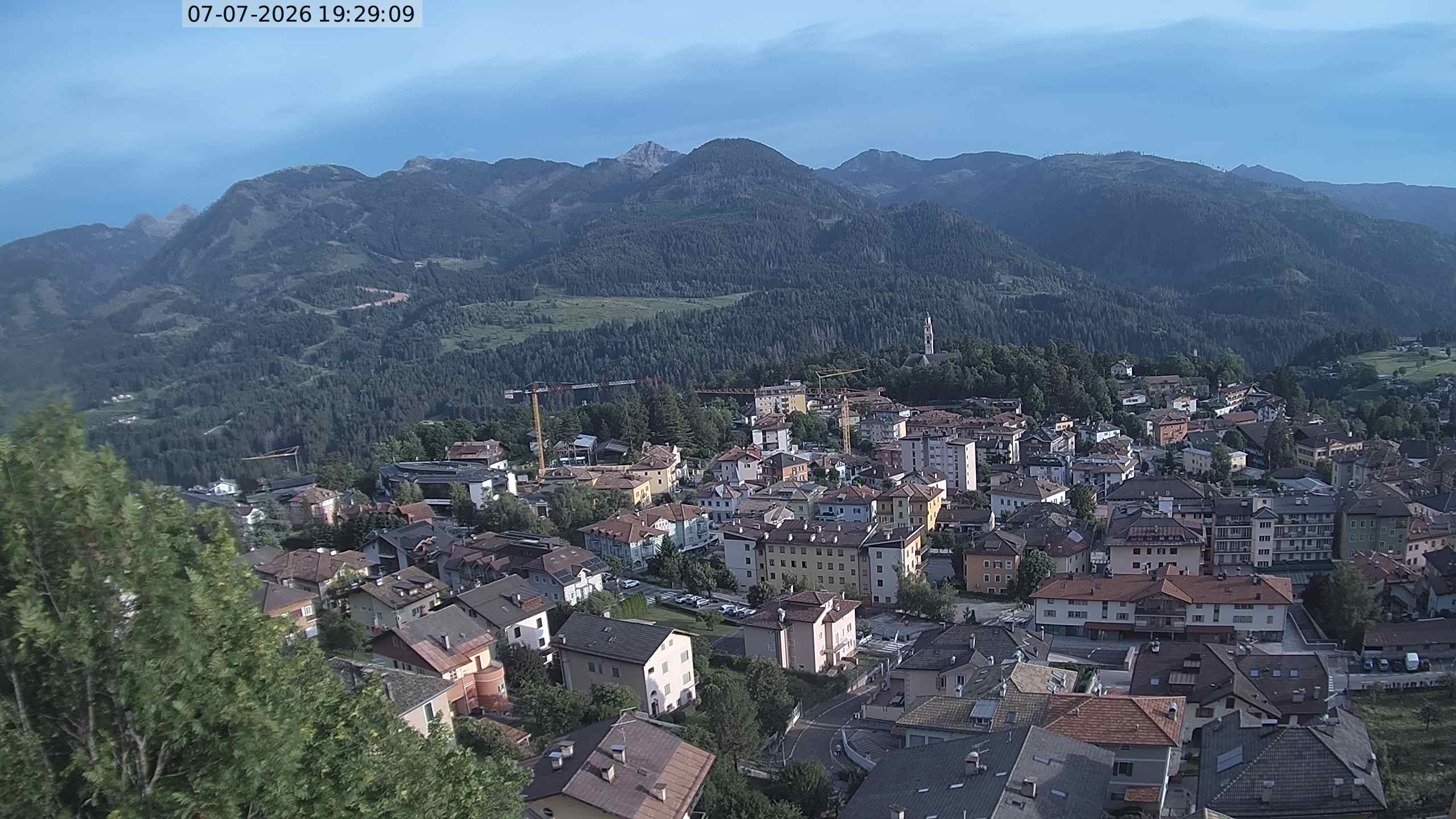 Vista di Cavalese Webcam Pagoda