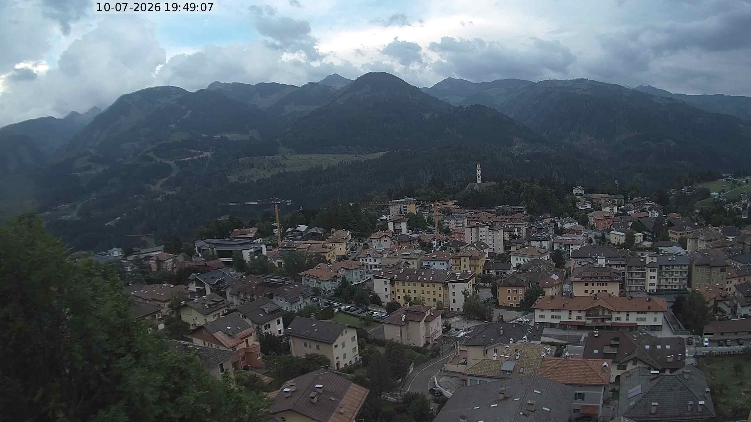 Vista di Cavalese Webcam Pagoda