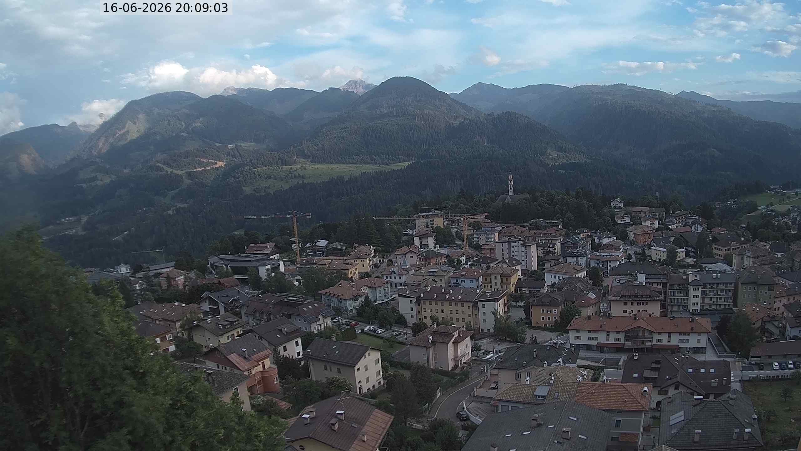 Vista di Cavalese Webcam Pagoda