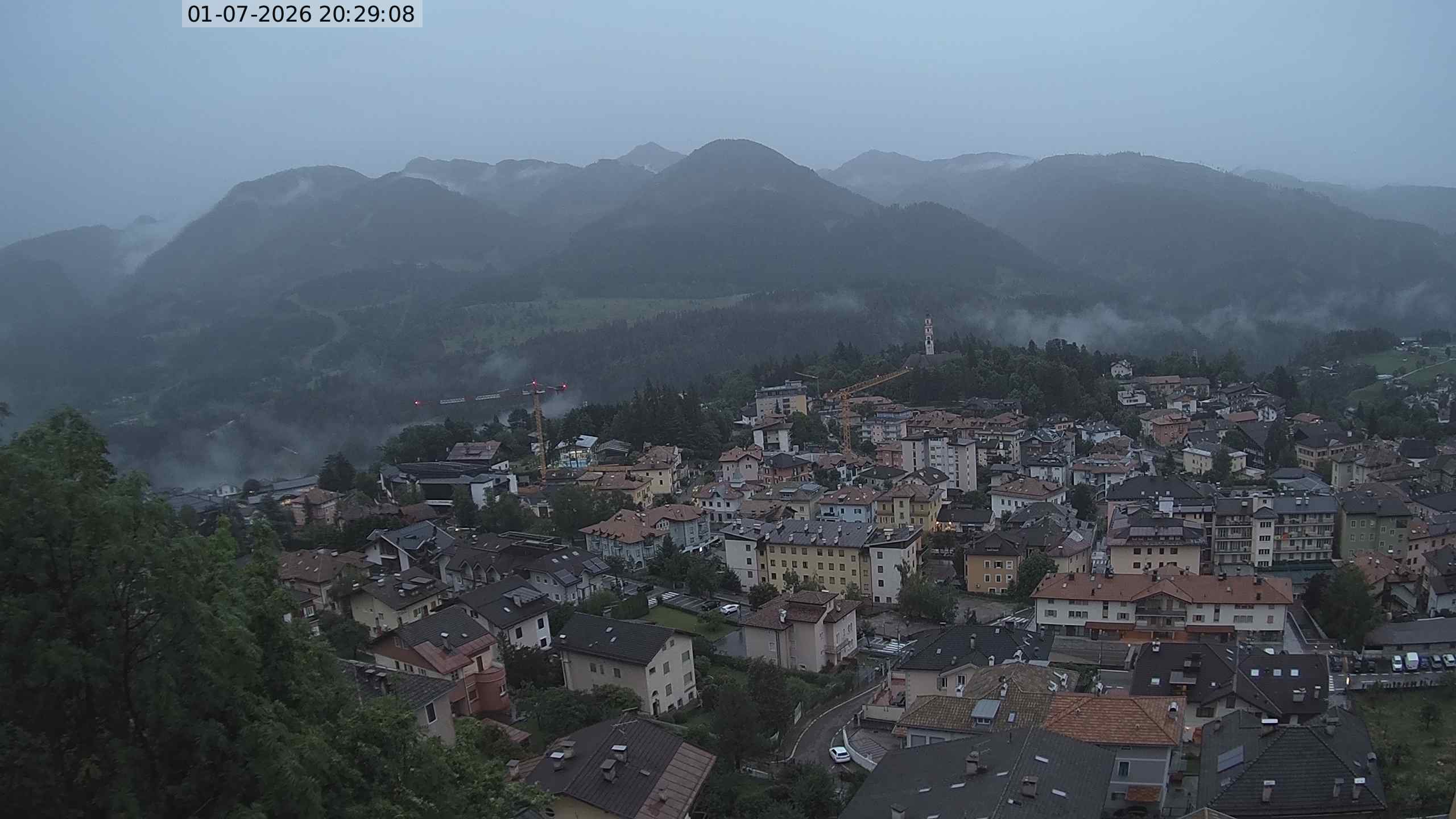 Vista di Cavalese Webcam Pagoda