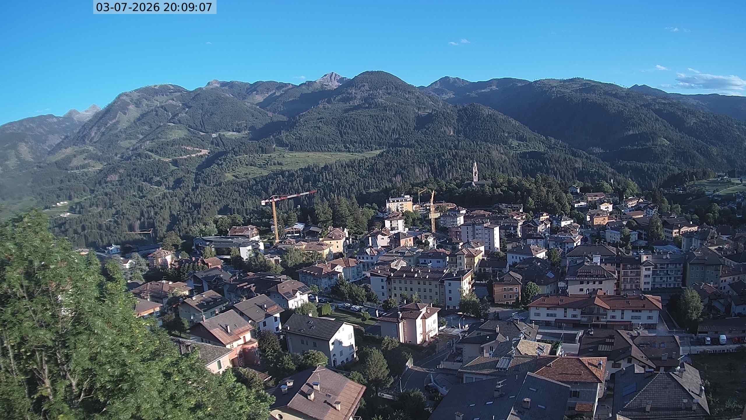 Vista di Cavalese Webcam Pagoda