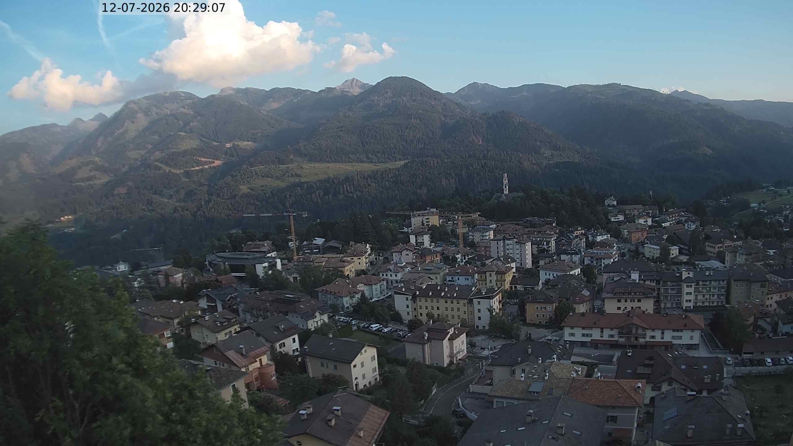 Vista di Cavalese Webcam Pagoda