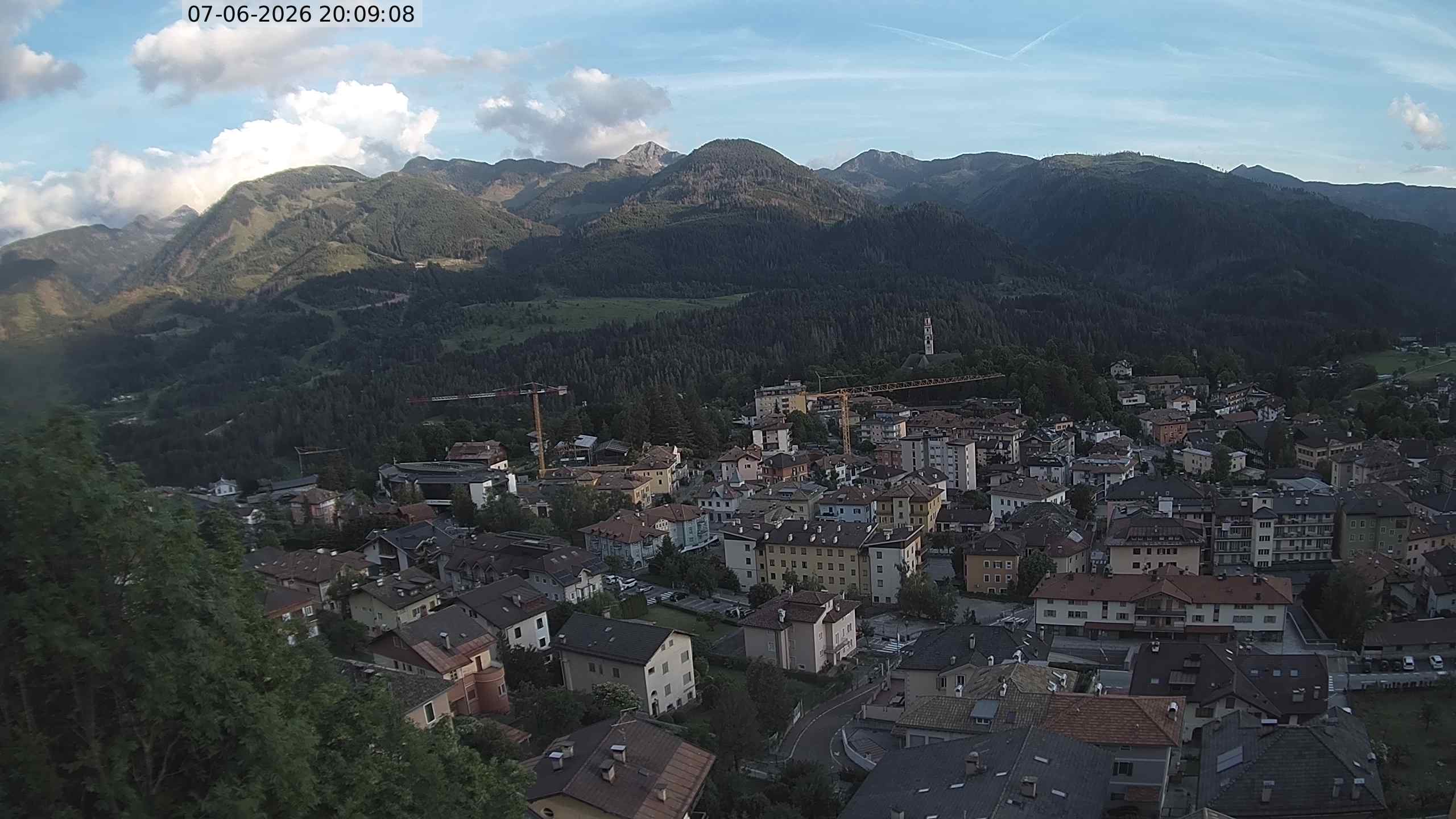Vista di Cavalese Webcam Pagoda