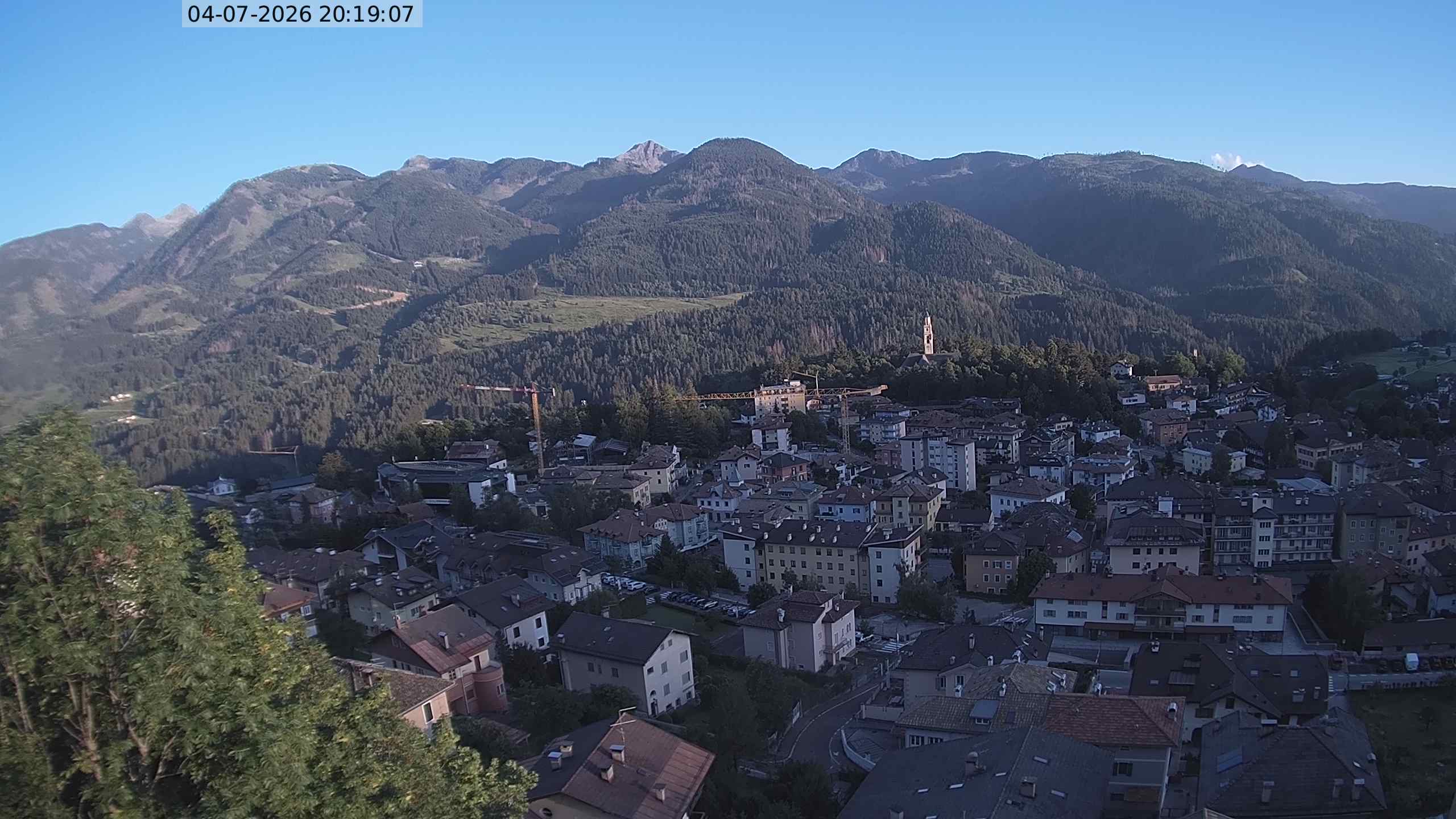 Vista di Cavalese Webcam Pagoda