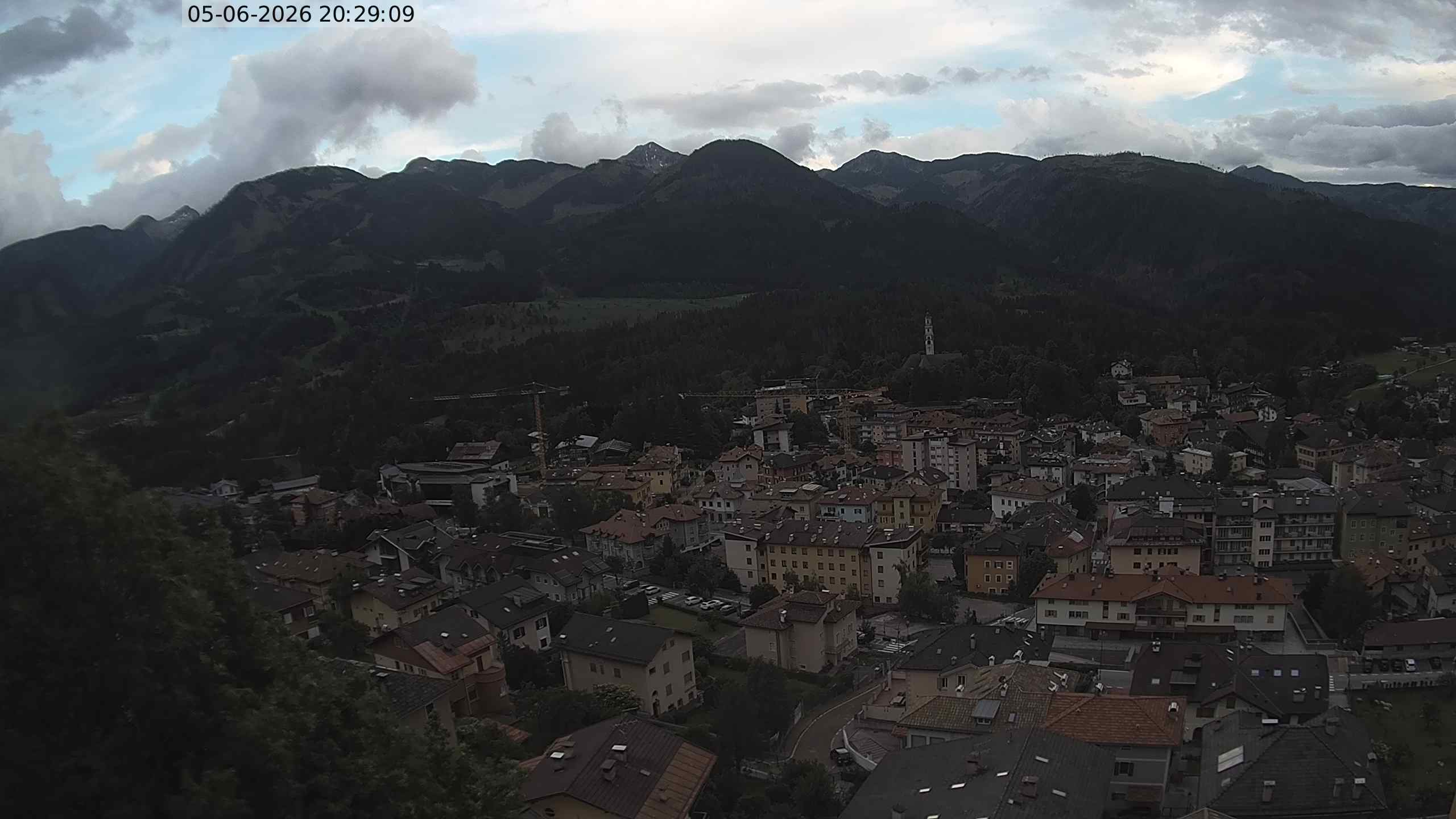 Vista di Cavalese Webcam Pagoda