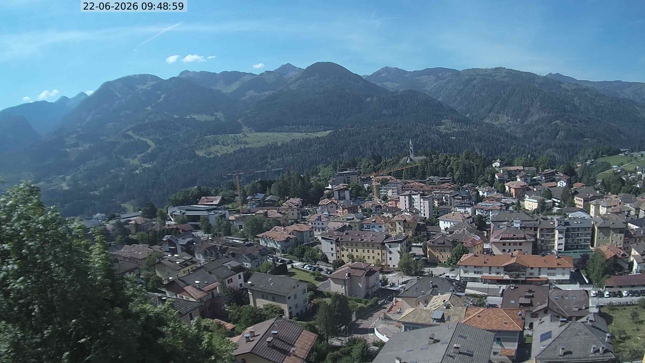 Vista di Cavalese Webcam Pagoda