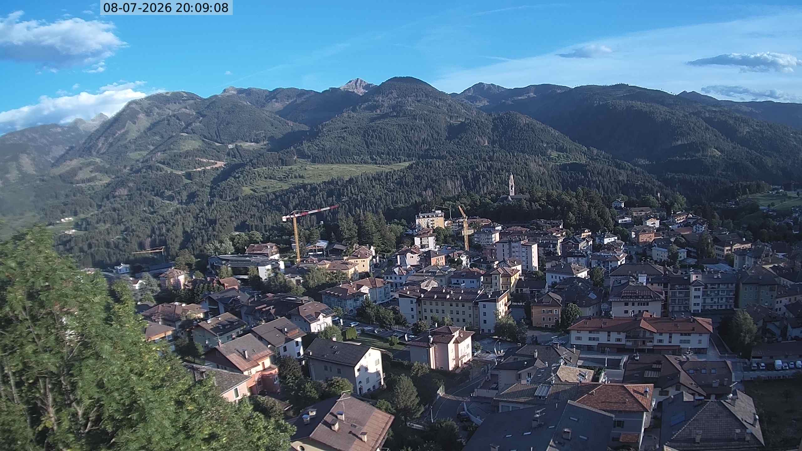 Vista di Cavalese Webcam Pagoda