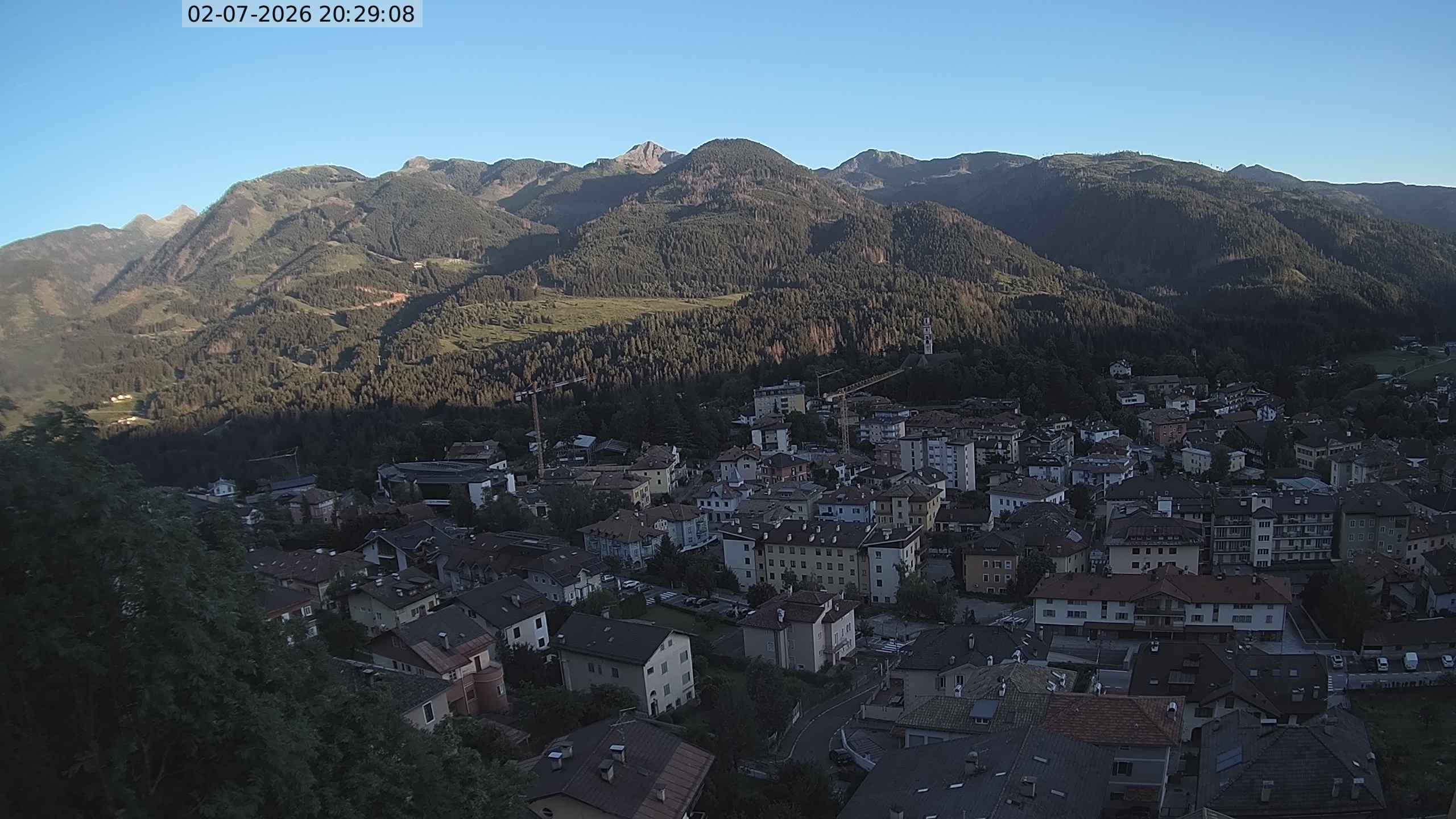 Vista di Cavalese Webcam Pagoda
