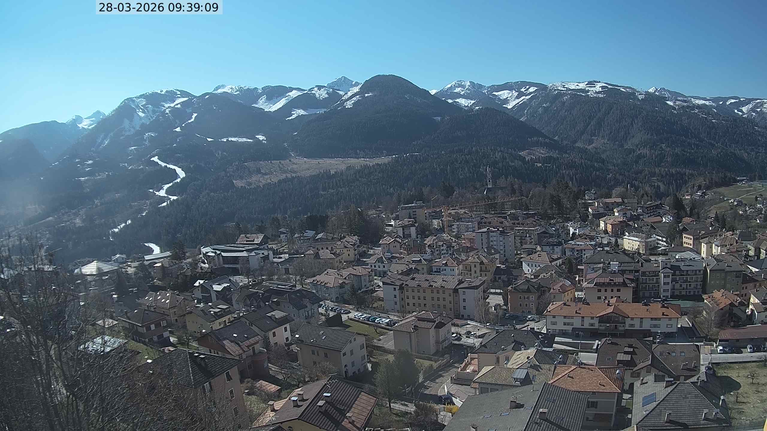 Vista di Cavalese Webcam Pagoda
