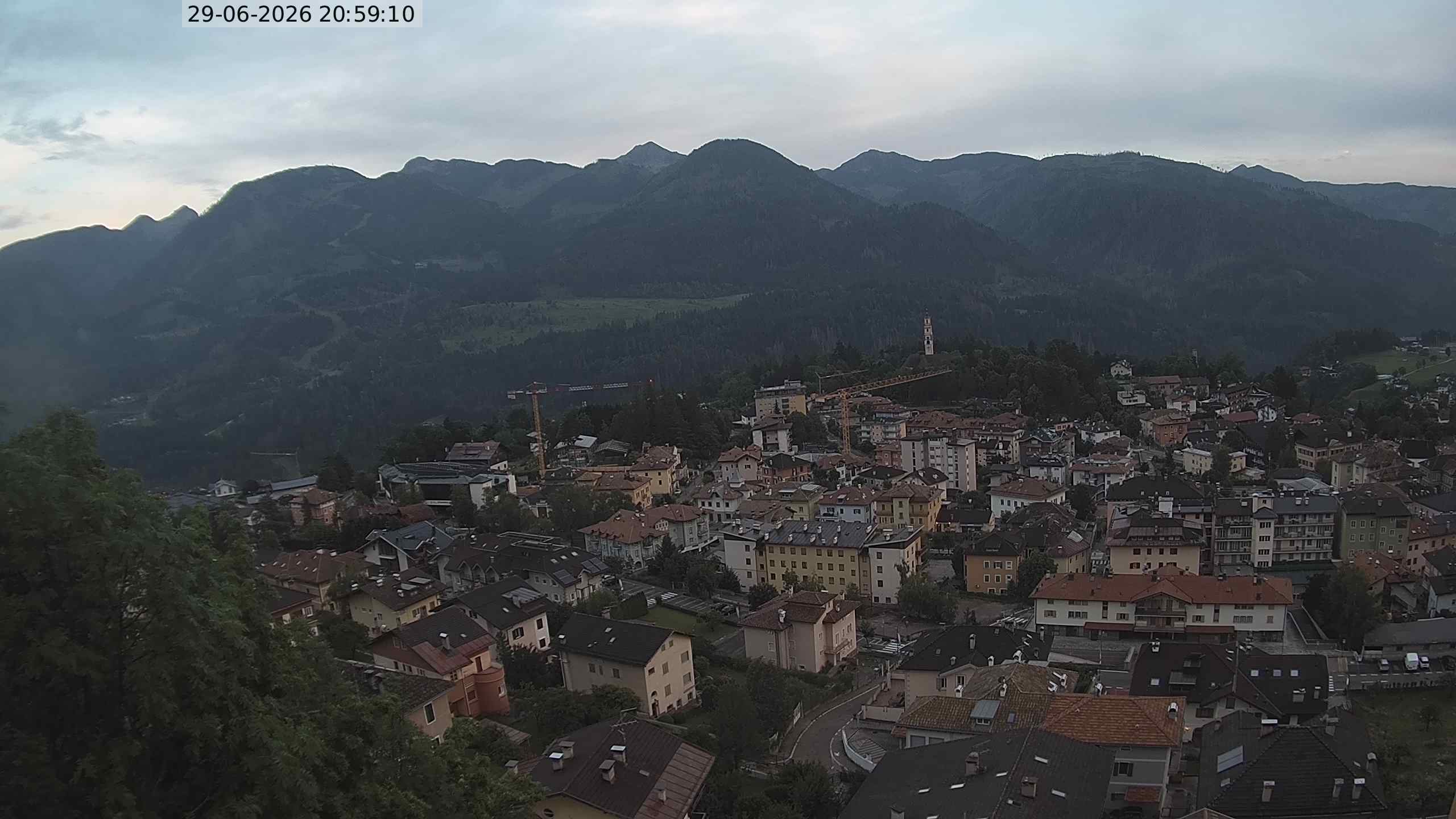 Vista di Cavalese Webcam Pagoda