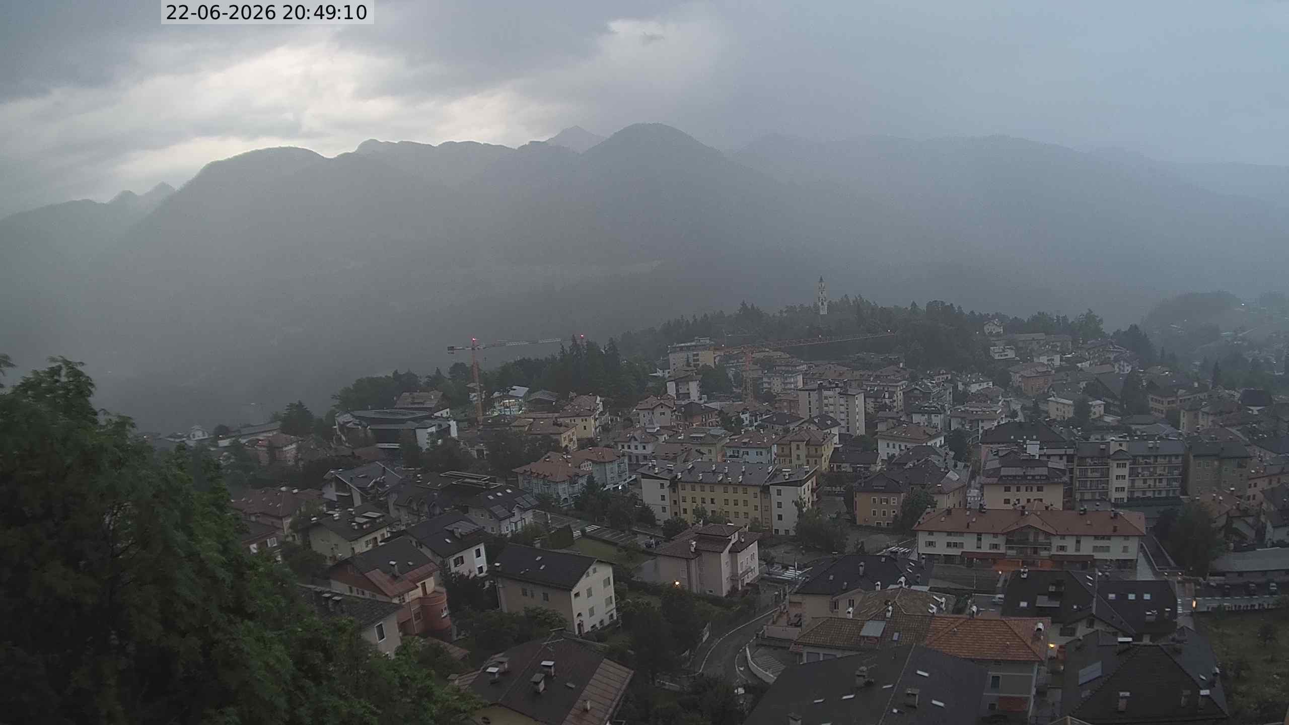 Vista di Cavalese Webcam Pagoda