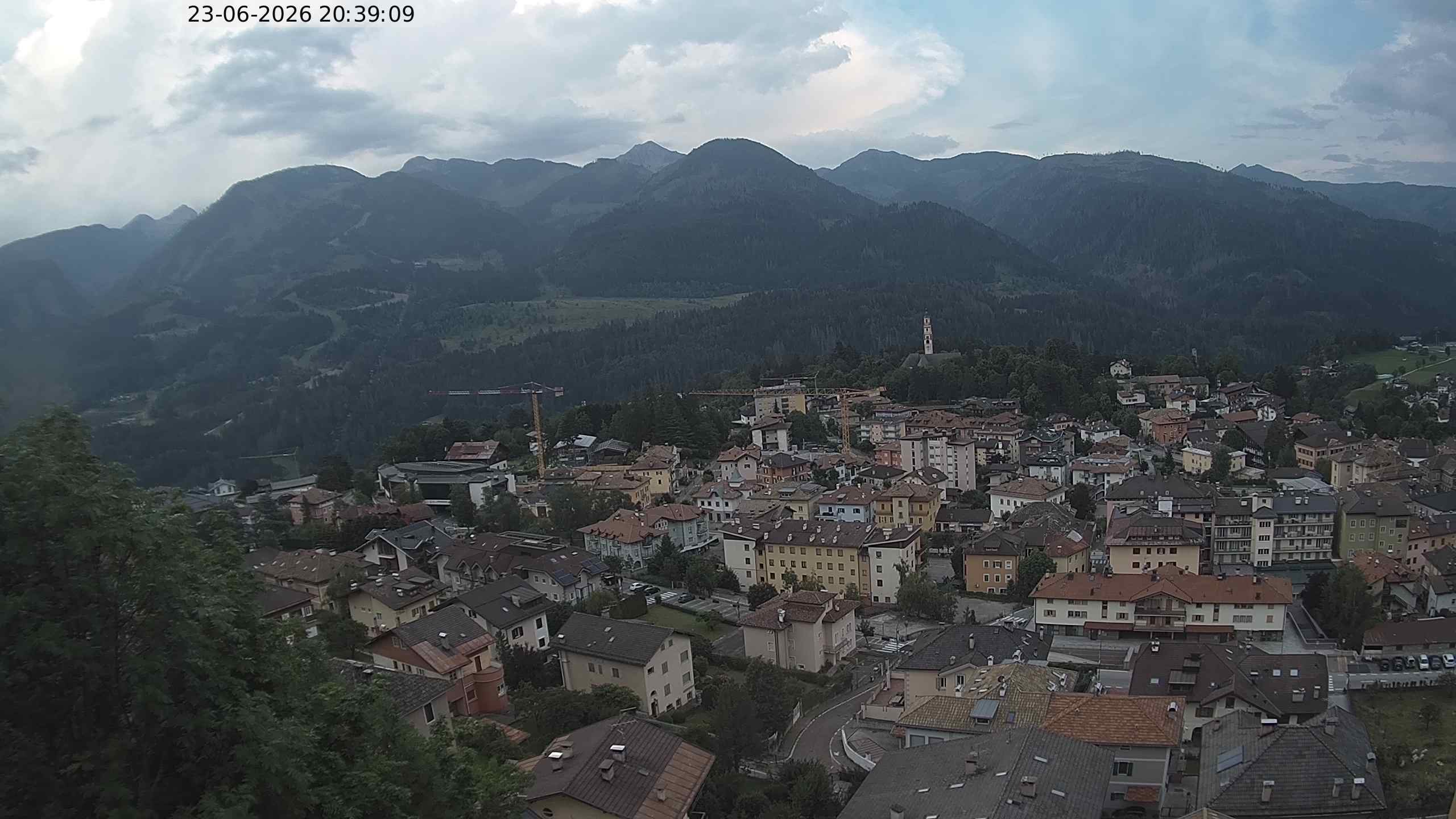 Vista di Cavalese Webcam Pagoda
