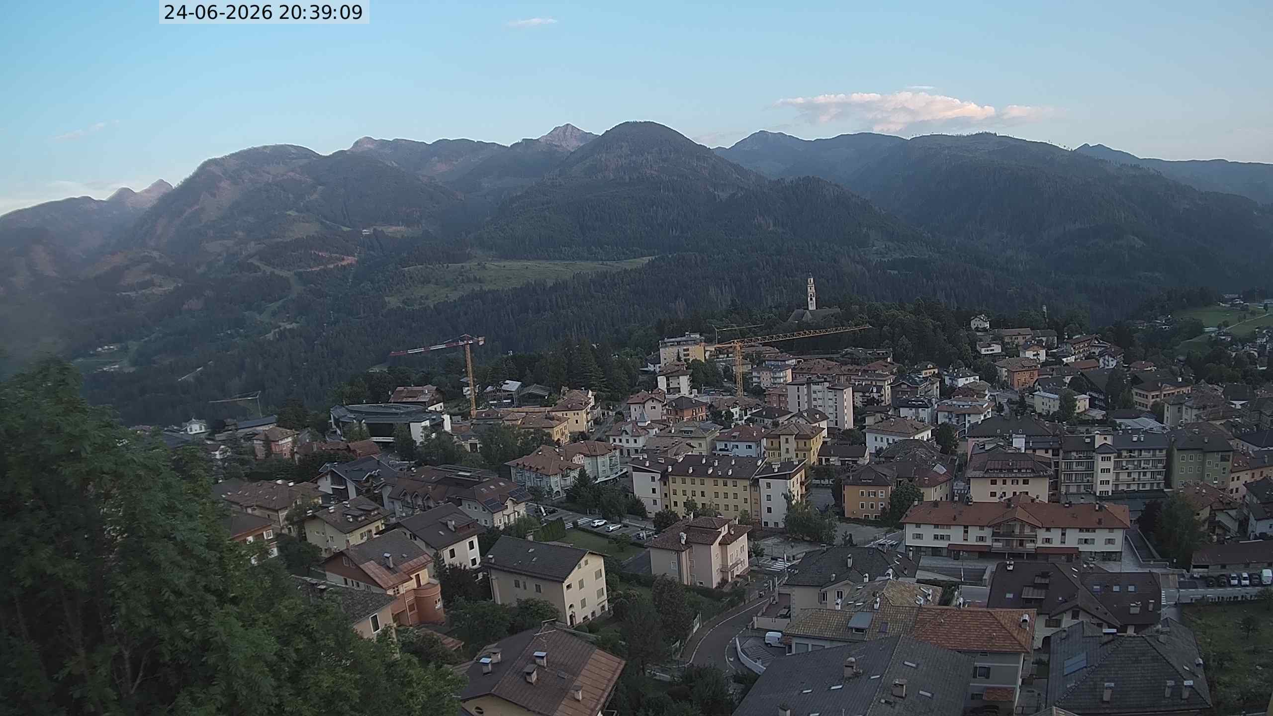 Vista di Cavalese Webcam Pagoda
