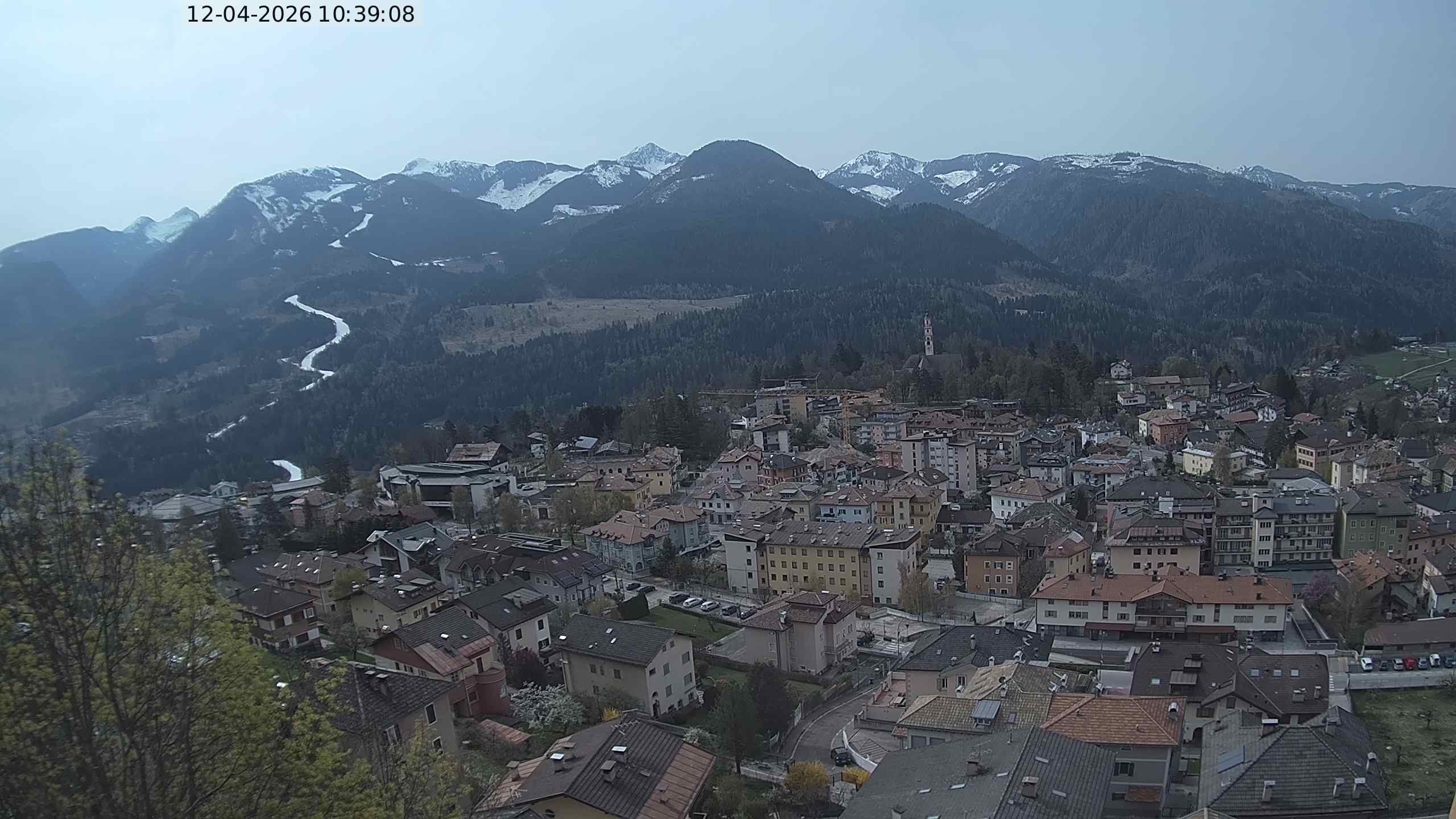 Vista di Cavalese Webcam Pagoda