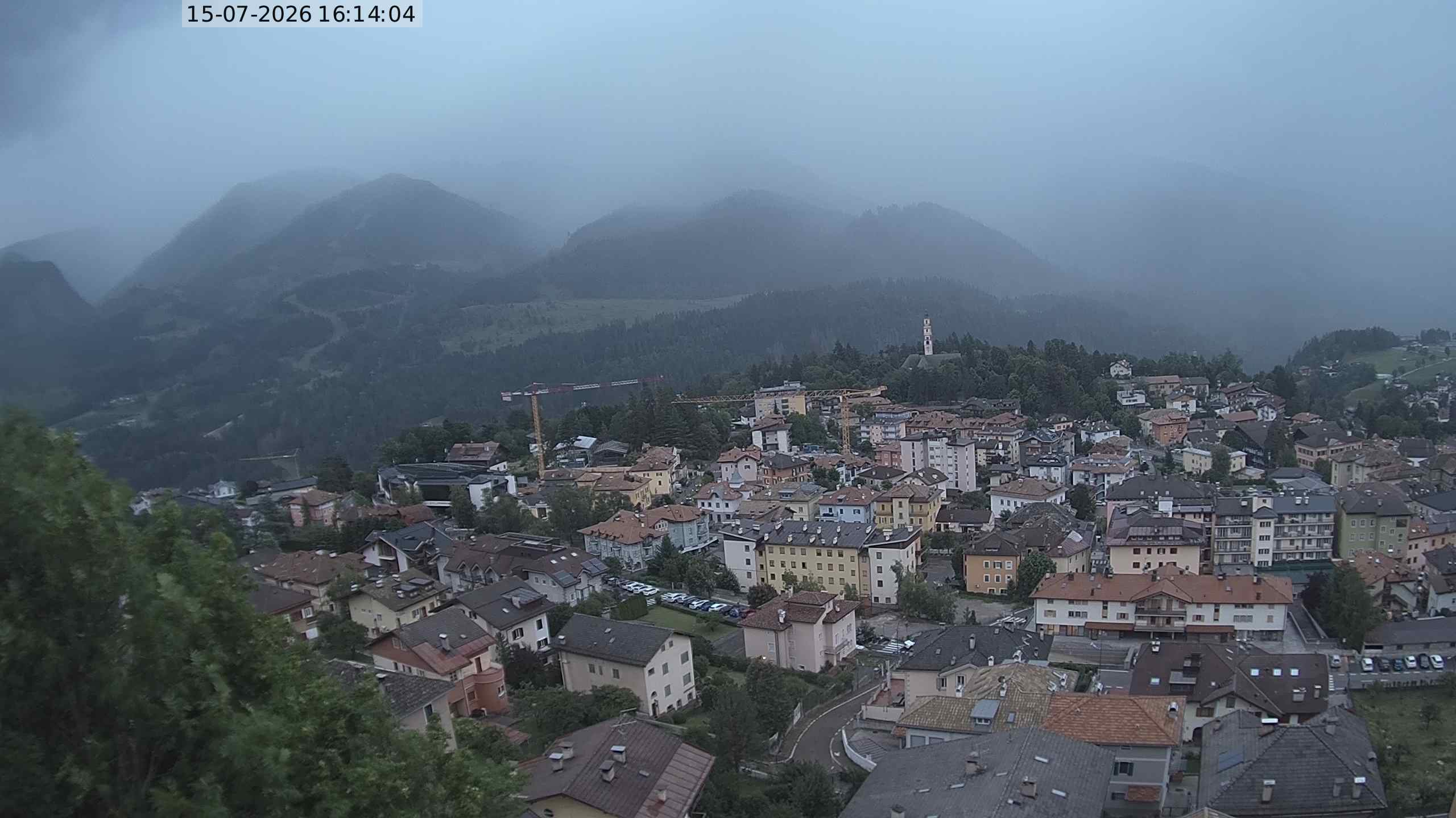 Vista di Cavalese Webcam Pagoda