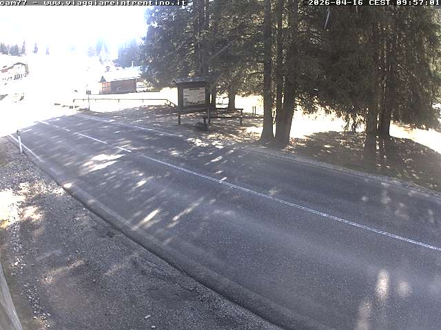 Webcam a Passo San Pellegrino - Trentino - Dolomiti