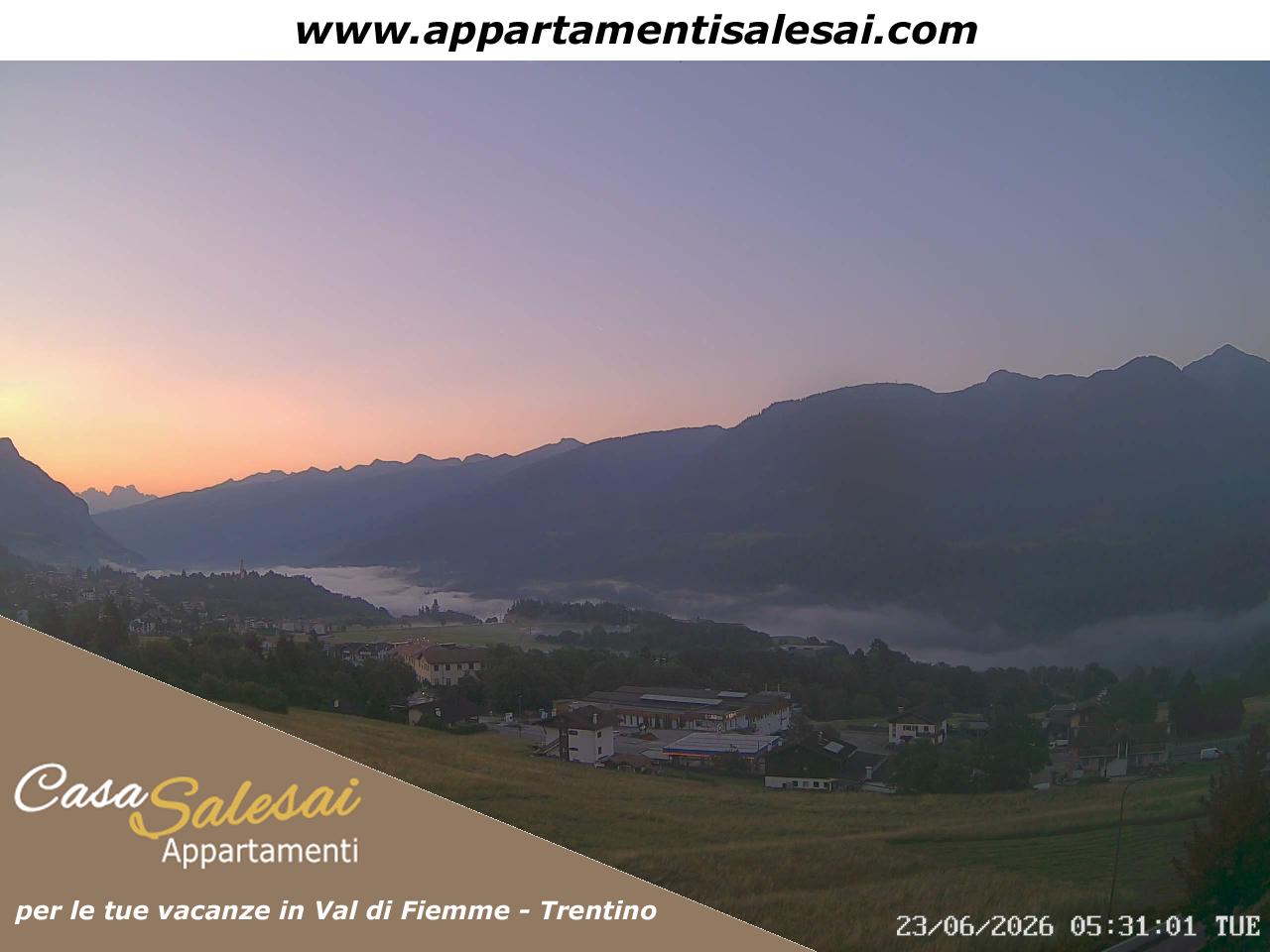 Webcam a Carano - Trentino - Dolomiti