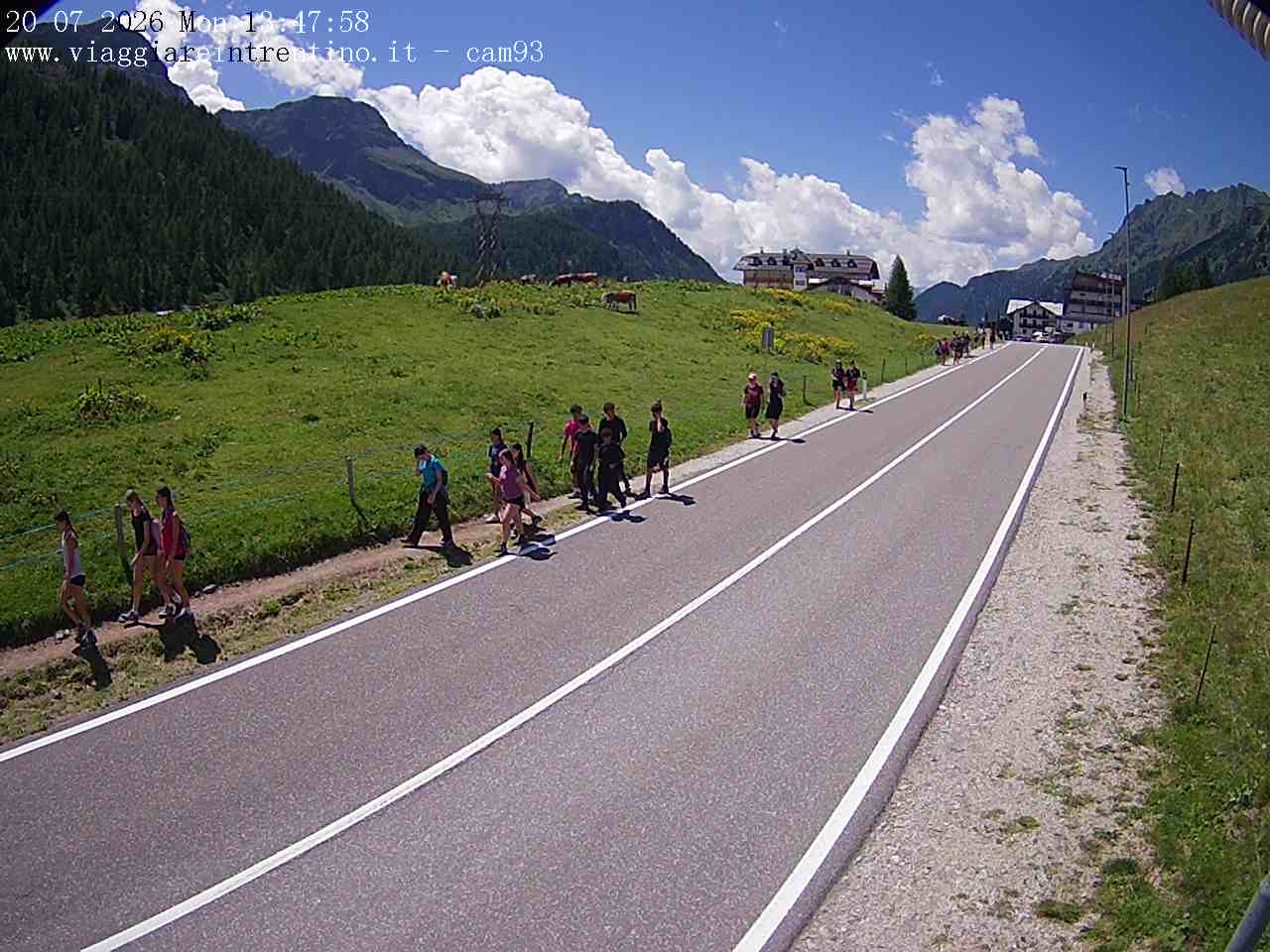 Webcam a Passo San Pellegrino  - Trentino